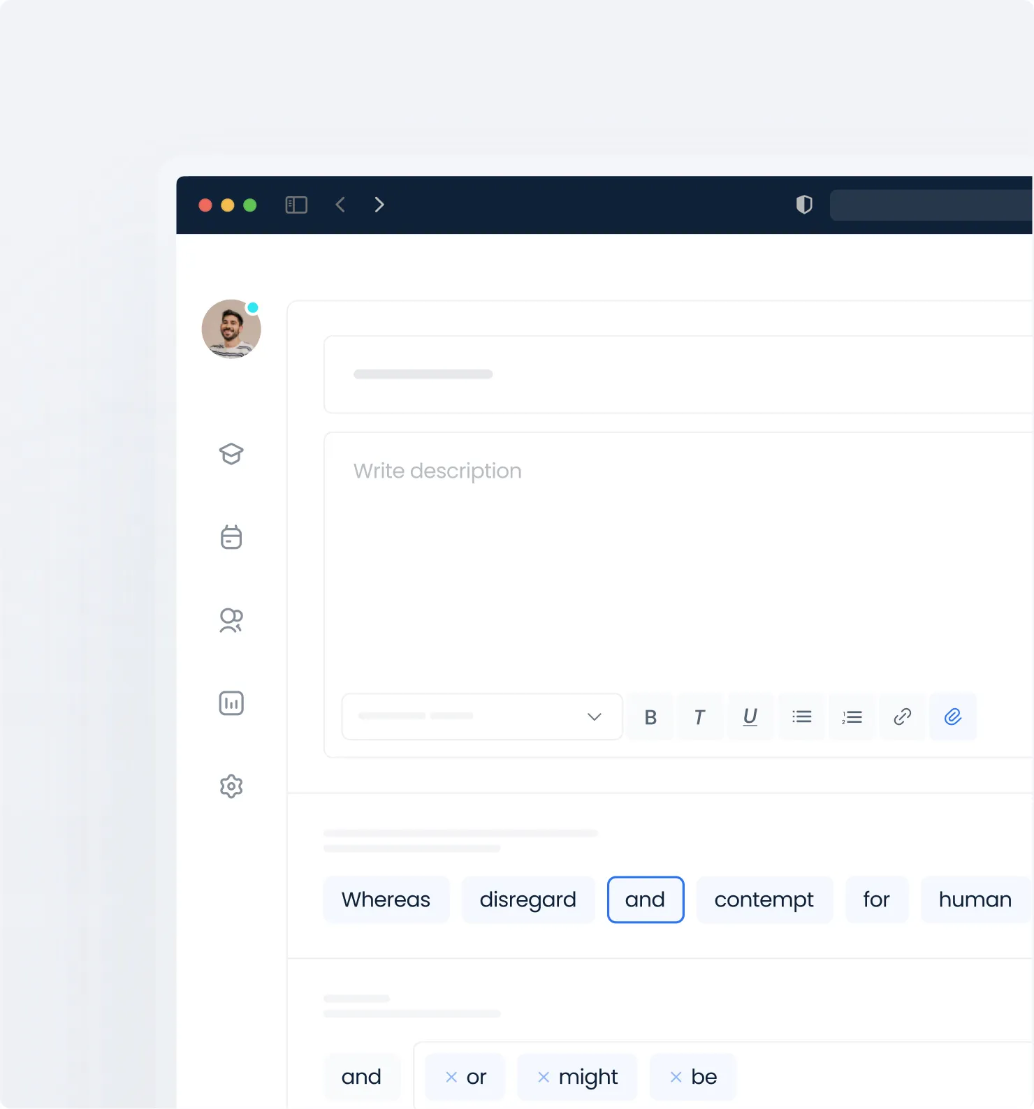 Question bank organization